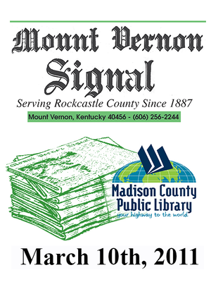 cover image of Mount Vernon Signal 03/10/2011